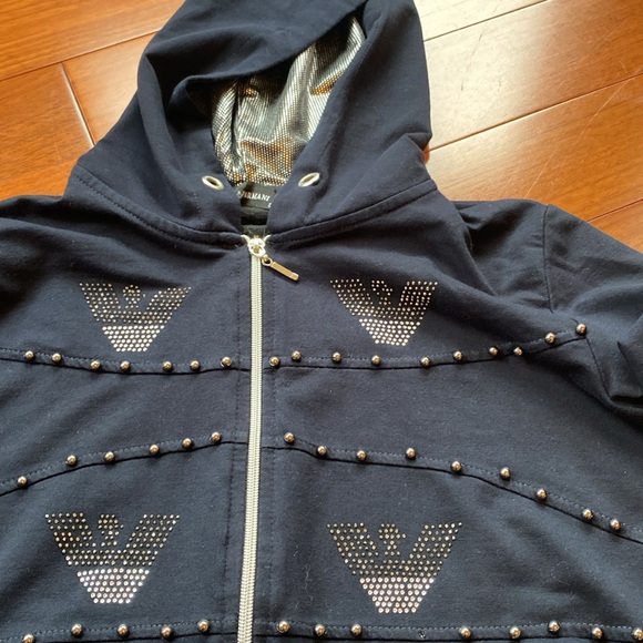 Emporio Armani Ladies fully zip up size small - Picture 3 of 4